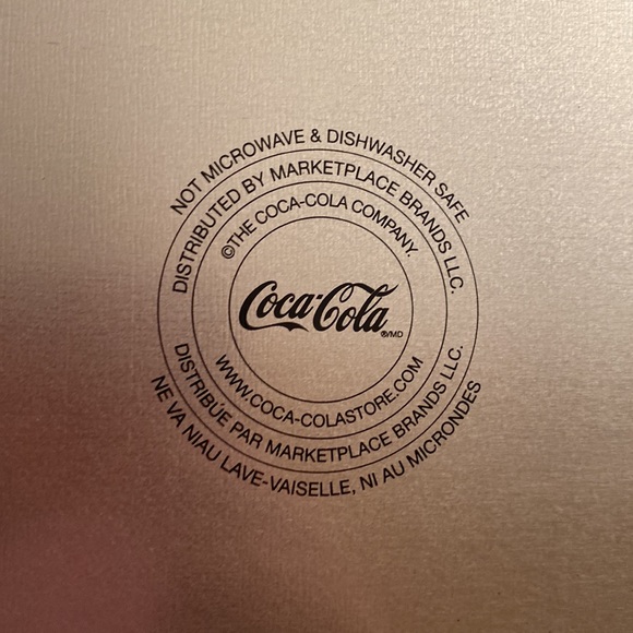 Retro Coca Cola Red White Santa Tin Bucket wHandle EUC 7 1/2” Tall - Picture 5 of 15